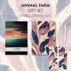 Buchcover Animal Farm (with audio-online) Readable Classics Geschenkset + Marmorträume Schreibset Basics