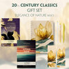 Buchcover 20th Century Classics Books-Set (with audio-online) Readable Classics Geschenkset + Eleganz der Natur Schreibset Basics