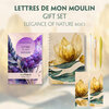 Buchcover Lettres de mon Moulin (with audio-online) Readable Classics Geschenkset + Eleganz der Natur Schreibset Basics