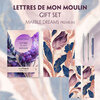 Buchcover Lettres de mon Moulin (with audio-online) Readable Classics Geschenkset + Marmorträume Schreibset Premium