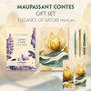Buchcover Contes du jour et de la nuit (with audio-online) Readable Classics Geschenkset + Eleganz der Natur Schreibset Premium