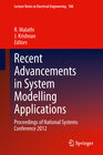 Buchcover Recent Advancements in System Modelling Applications