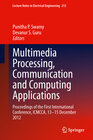 Buchcover Multimedia Processing, Communication and Computing Applications