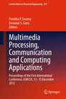 Buchcover Multimedia Processing, Communication and Computing Applications