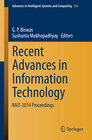 Buchcover Recent Advances in Information Technology