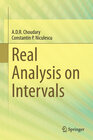 Buchcover Real Analysis on Intervals