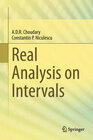 Buchcover Real Analysis on Intervals