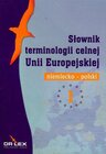 Buchcover Wörterbuch für Zollterminologie. Deutsch-Polnisch