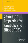 Buchcover Geometric Properties for Parabolic and Elliptic PDE's