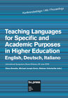 Buchcover Teaching Languages for Specific and Academic Purposes in Higher Education – English, Deutsch, Italiano