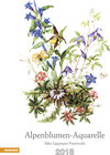 Buchcover Alpenblumen-Aquarelle Kalender 2018