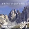 Buchcover Dolomiten Postkartenkalender 2018