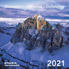 Buchcover Dolomiten Postkartenkalender 2021