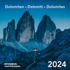 Buchcover Dolomiten Postkartenkalender 2024