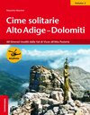 Buchcover Cime solitarie Alto Adige - Dolomiti