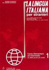 Buchcover La lingua italiana per stranieri