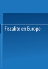 Buchcover Fiscalité en Europe