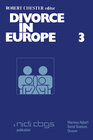 Buchcover Divorce in Europe