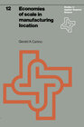 Buchcover Economies of scale in manufacturing location