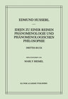 Buchcover Ideen zu einer reinen Phänomenologie und phänomenologischen Philosophie