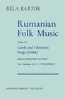 Buchcover Rumanian Folk Music