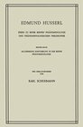 Buchcover Ideen zu Einer Reinen Phänomenologie und Phänomenologischen Philosophie: Allgemeine Einführung in die Reine Phänomenolog