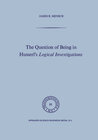Buchcover The Question of Being in Husserl’s Logical Investigations