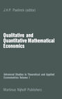 Buchcover Qualitative and Quantitative Mathematical Economics