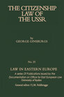 Buchcover The Citizenship Law of the USSR