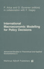 Buchcover International Macroeconomic Modelling for Policy Decisions