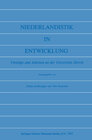 Buchcover Niederlandistik in Entwicklung