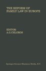 Buchcover The Reform of Family Law in Europe: The Equality of the Spouses—Divorce—Illegitimate children (English Edition)