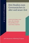 Buchcover Drei Studien zum Germanischen in alter und neuer Zeit