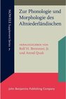 Buchcover Zur Phonologie und Morphologie des Altniederlandischen