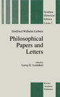 Buchcover Philosophical Papers and Letters