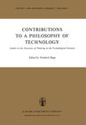 Buchcover Contributions to a Philosophy of Technology