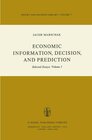Buchcover Economic Information, Decision, and Prediction