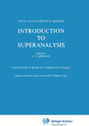 Buchcover Introduction to Superanalysis