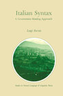 Buchcover Italian Syntax