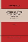 Buchcover Context Over Foundation