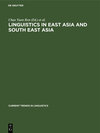 Buchcover Linguistics in East Asia and South East Asia