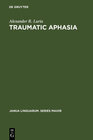 Buchcover Traumatic Aphasia