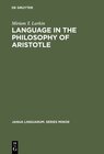 Buchcover Language in the Philosophy of Aristotle