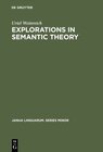 Buchcover Explorations in Semantic Theory