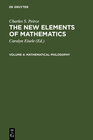 Buchcover Charles S. Peirce: The New Elements of Mathematics / Mathematical Philosophy