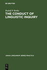Buchcover The Conduct of Linguistic Inquiry