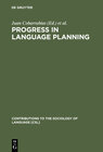 Buchcover Progress in Language Planning