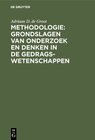 Buchcover Methodologie: Grondslagen van onderzoek en denken in de gedragswetenschappen