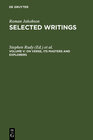 Buchcover Roman Jakobson: Selected Writings / On Verse, Its Masters and Explorers