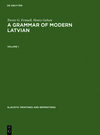 Buchcover A Grammar of Modern Latvian